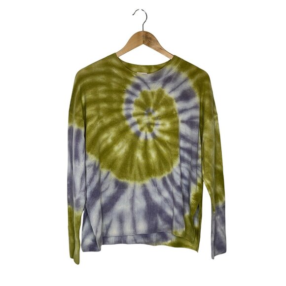 Cinq A Sept Jadie Pullover Cashmere Wool Lilac & Smoke & Honey Drew Womens S - Picture 2 of 10